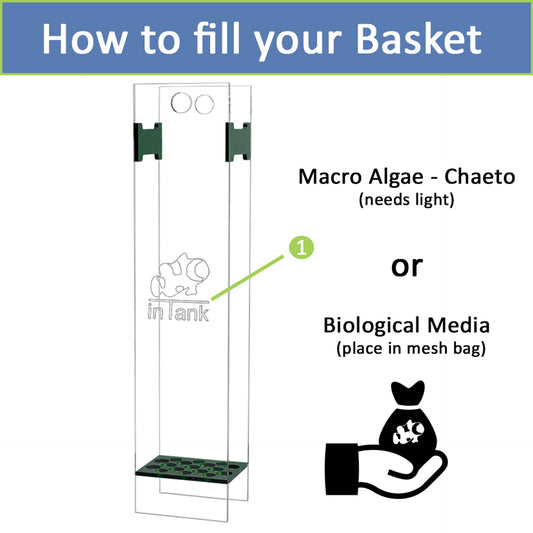 inTank Fuge Basket for Coralife LED BioCube 32