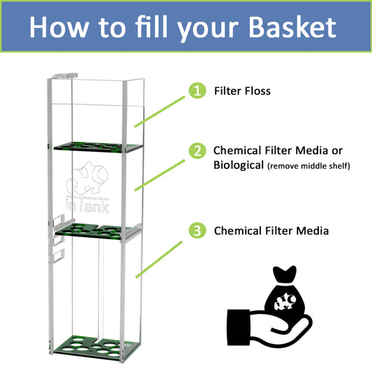 inTank Chamber One Media Basket for Fluval Spec 16 | Fluval Spec 60L