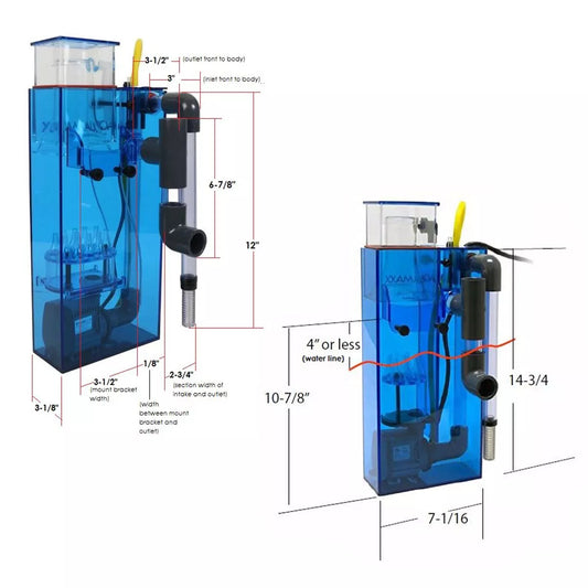 AQUAMAXX H.O.B. 1.5 Protein Skimmer