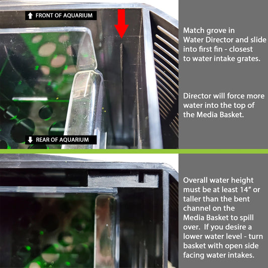 inTank MEDIA BASKET WATER DIRECTOR FOR FLUVAL FLEX 32.5 AND 123L