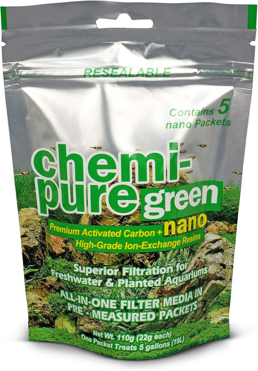 BOYD CHEMI PURE GREEN NANO 5 PACK - FRESHWATER & PLANTED FILTRATION MEDIA