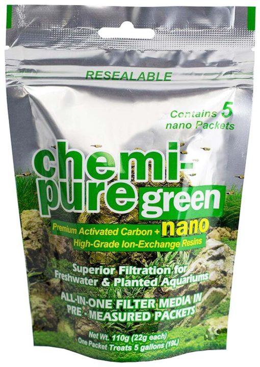 BOYD CHEMI PURE GREEN NANO 5 PACK - FRESHWATER & PLANTED FILTRATION MEDIA