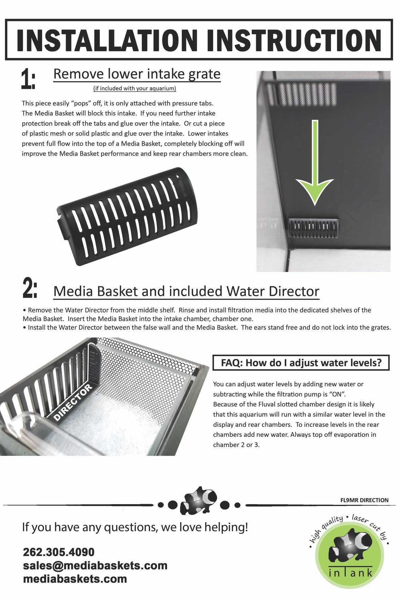inTank Chamber One Media Basket for Fluval Flex 9 | Fluval Flex 34L