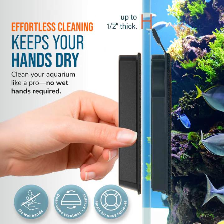 The Flipper FLOAT 2 in 1 Magnetic Aquarium Algae Cleaner