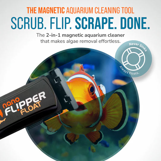 The Flipper NANO FLOAT 2 in 1 Magnetic Aquarium Algae Cleaner