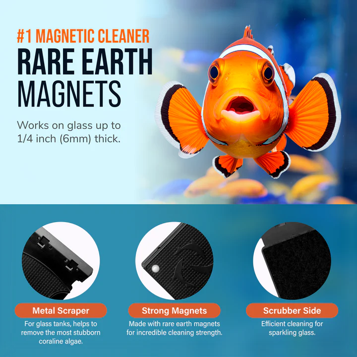 The Flipper NANO FLOAT 2 in 1 Magnetic Aquarium Algae Cleaner