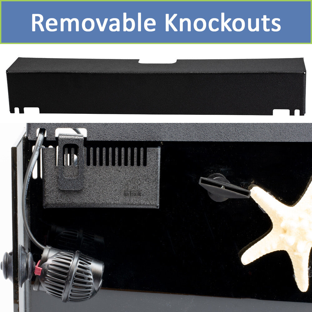 Five Star Aquatics Filtration Cover for Innovative Marine NUVO Abyss Pano Drop off