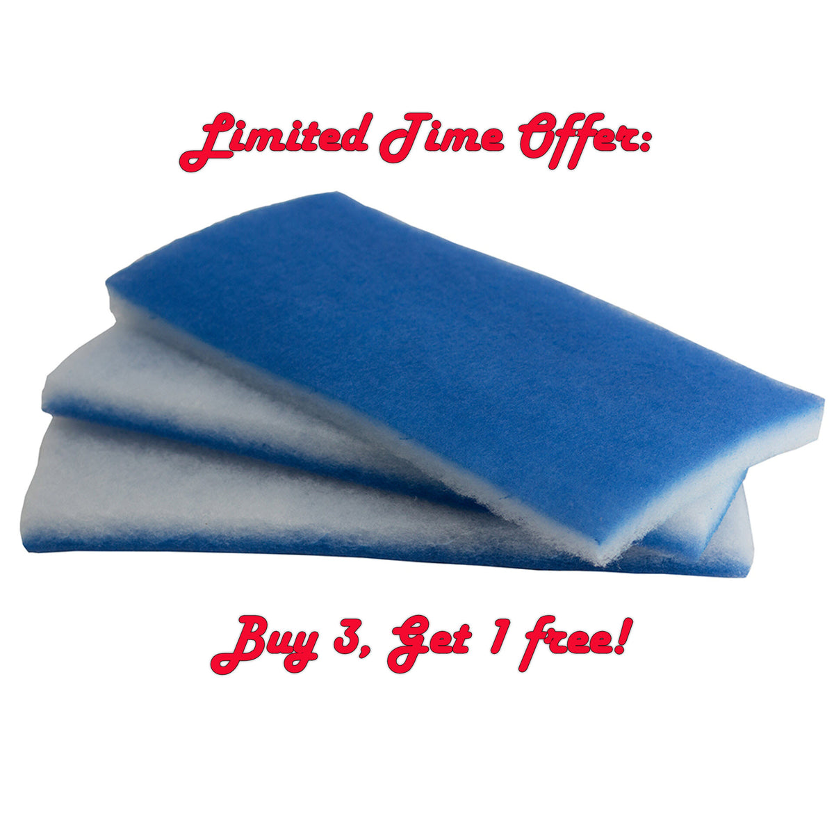 Five Star Aquatics Bonded Poly Filter Floss - VALUE PACK (3 PADS)