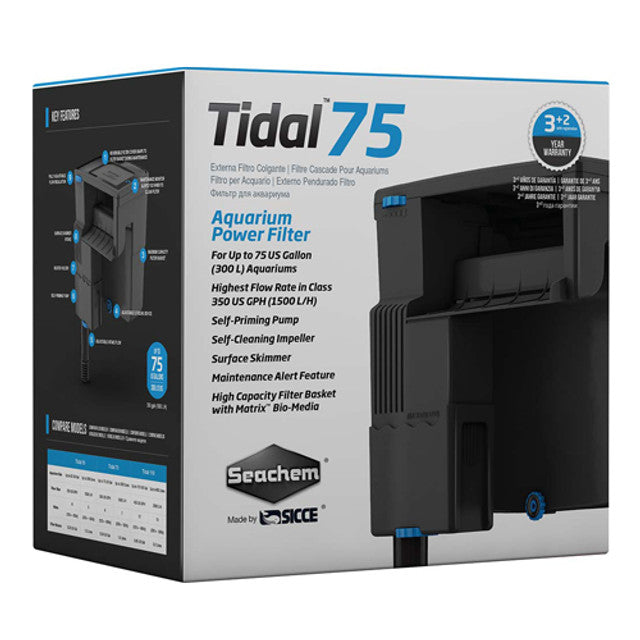 Seachem Tidal 75 H.O.B Power Filter